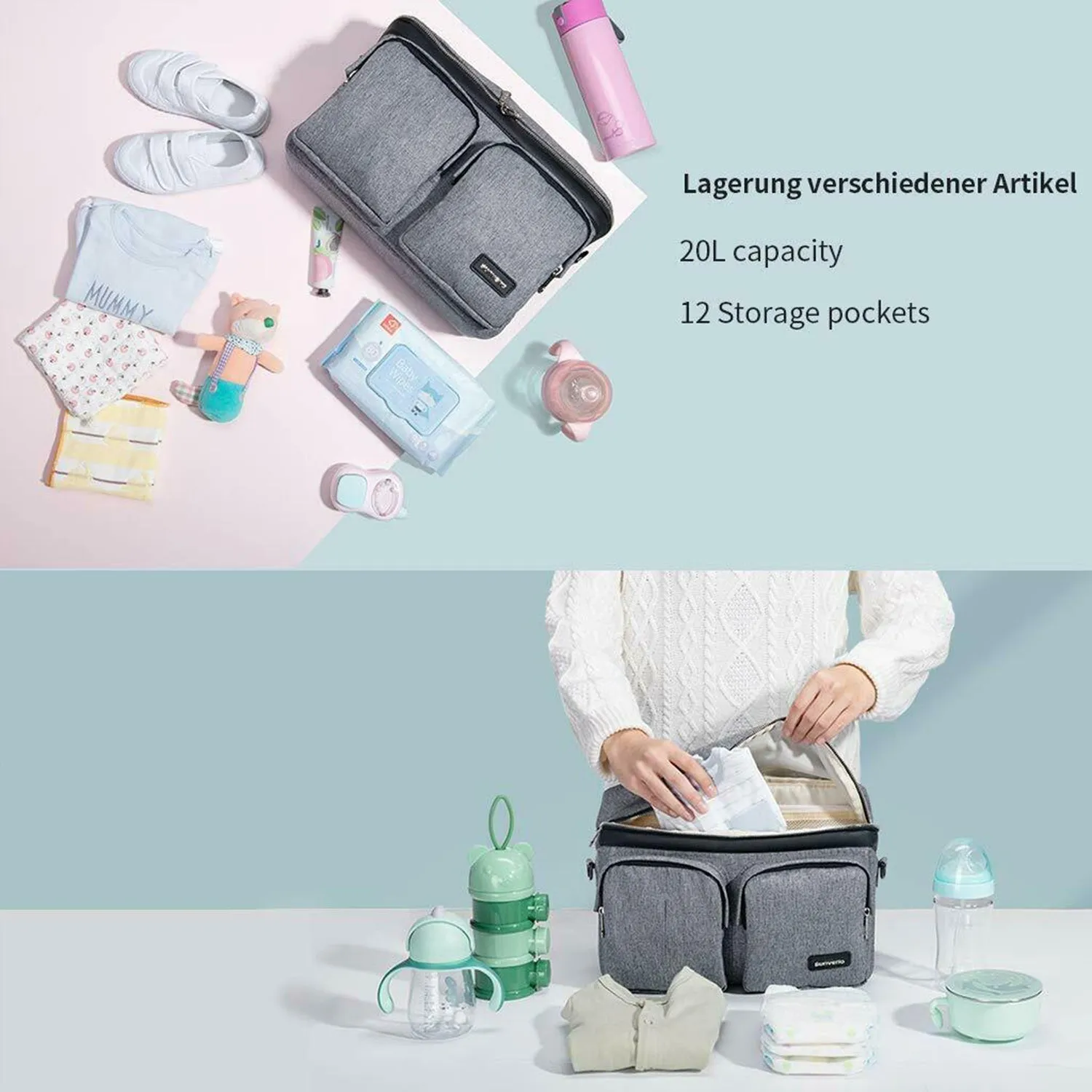 Premium Stroller Organizer Bag