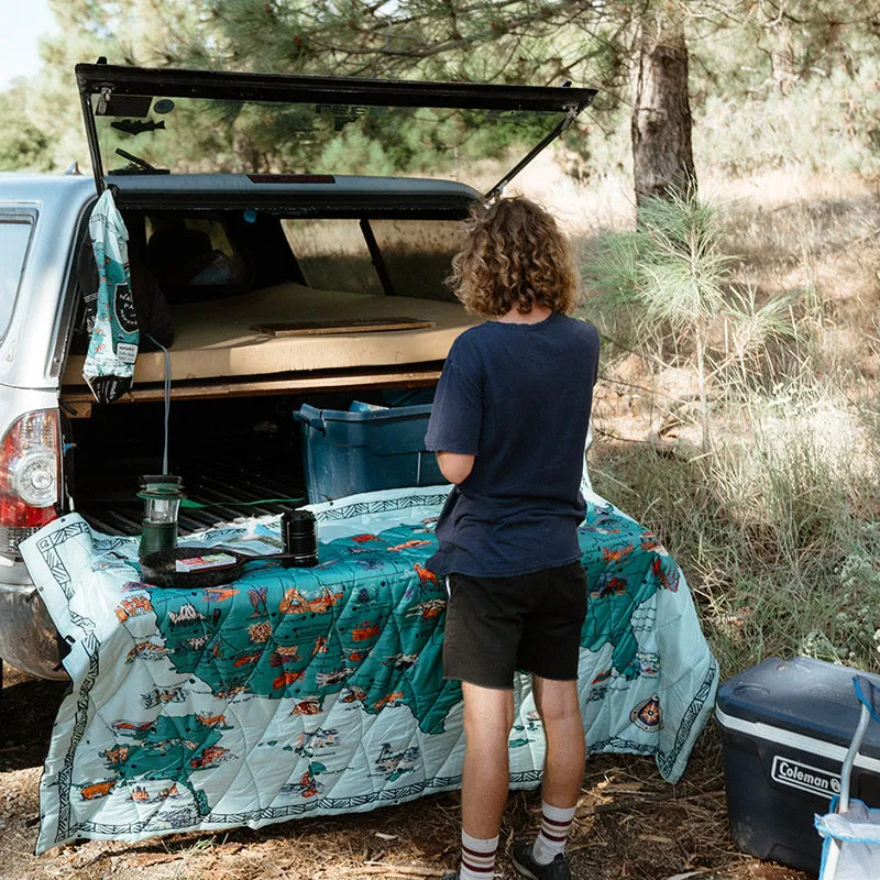 Puffer Blanket: National Parks and Monuments Map