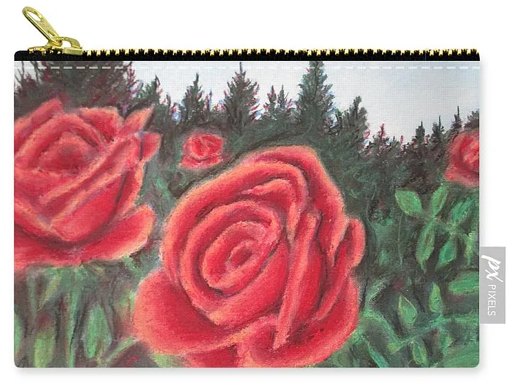 Pure Roses ~ Zip Pouch