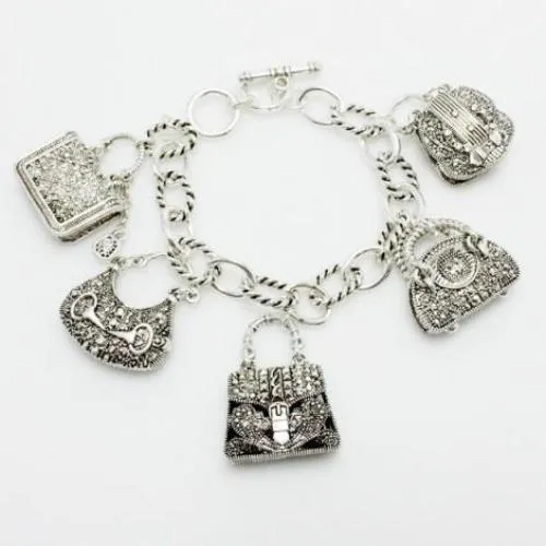 Purse Charm Bracelet