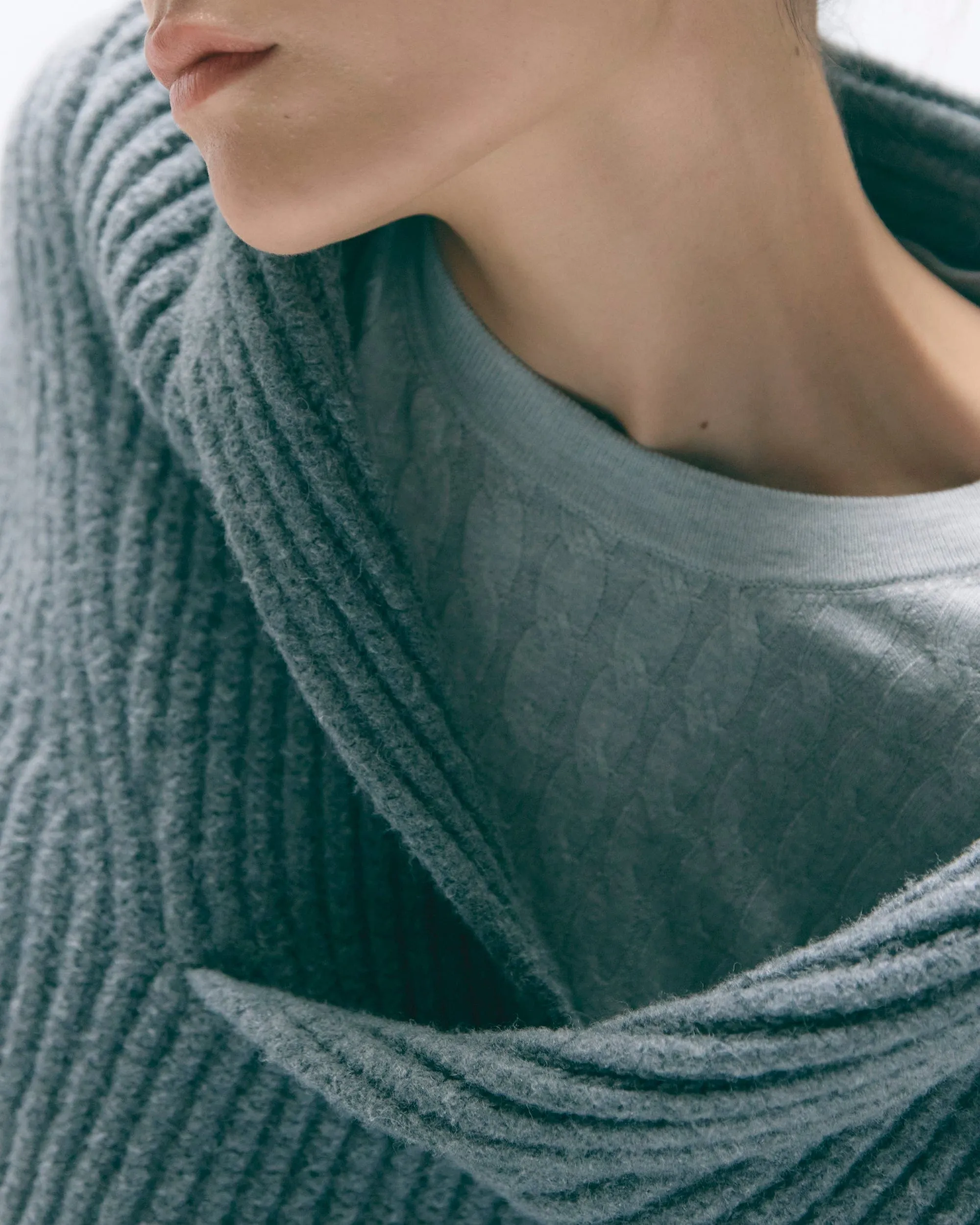 Rania Lightweight Cable Sweater