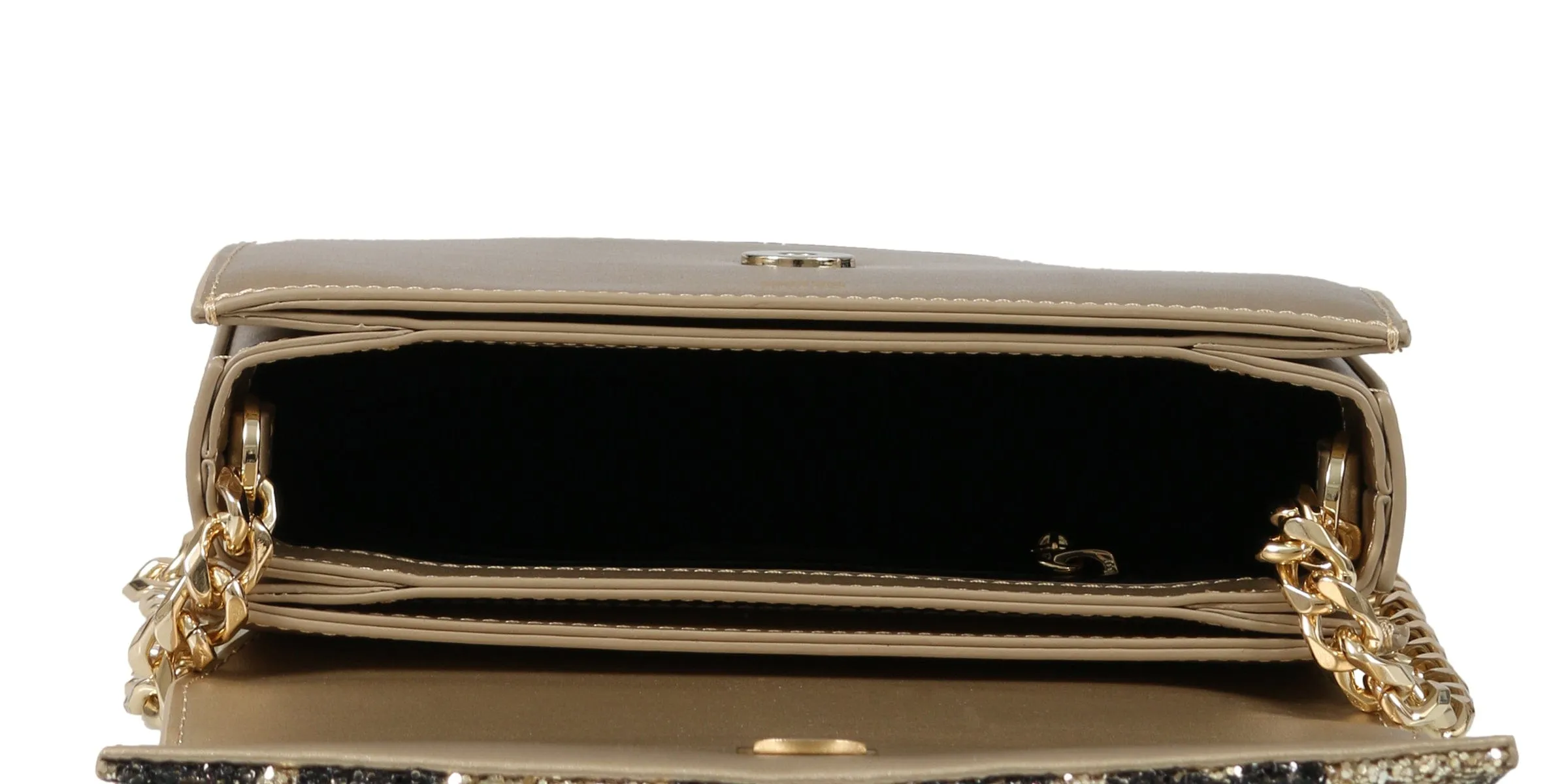 Roberto Cavalli Class GWLPCE D61 Milano Rmx 0 Beige/Gold Medium Shoulder Bag