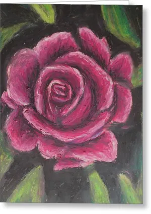 Rosy Pink ~ Greeting Card