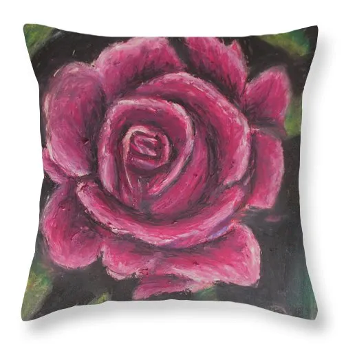 Rosy Pink ~ Throw Pillow