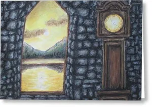 Setting Time Chime - Greeting Card