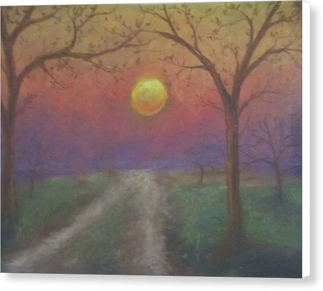 Skittled Sun - Canvas Print