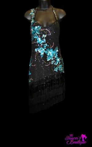 Sparkling Black and Turqoiuse