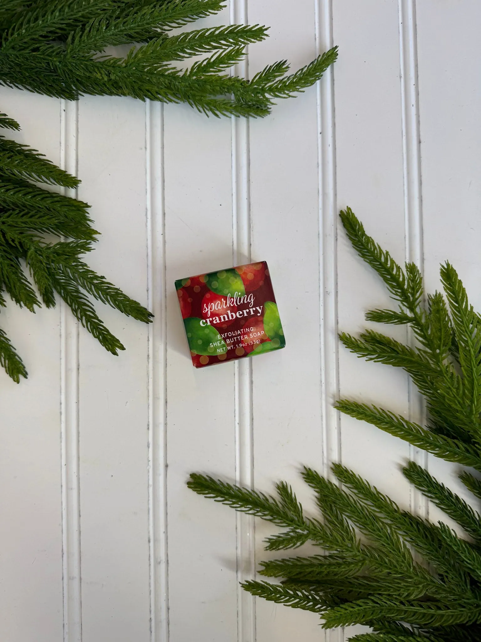 Sparkling Cranberry Wrapped Soap