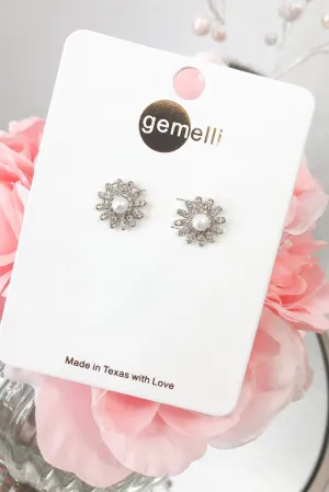 Sparkling Daisy Earrings