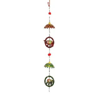 Sparkling Elegant Home Made Colorful Elephant Keyline/Door Hangring/Wall Hanging for Home Outdoor and Indoor