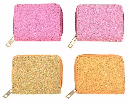 *Sparkling Glitters Wallet, Asstd