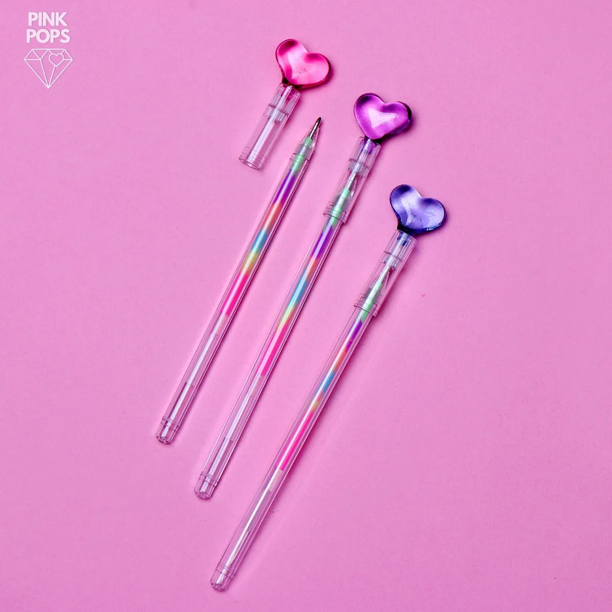 Sparkling Heart Ball Pen