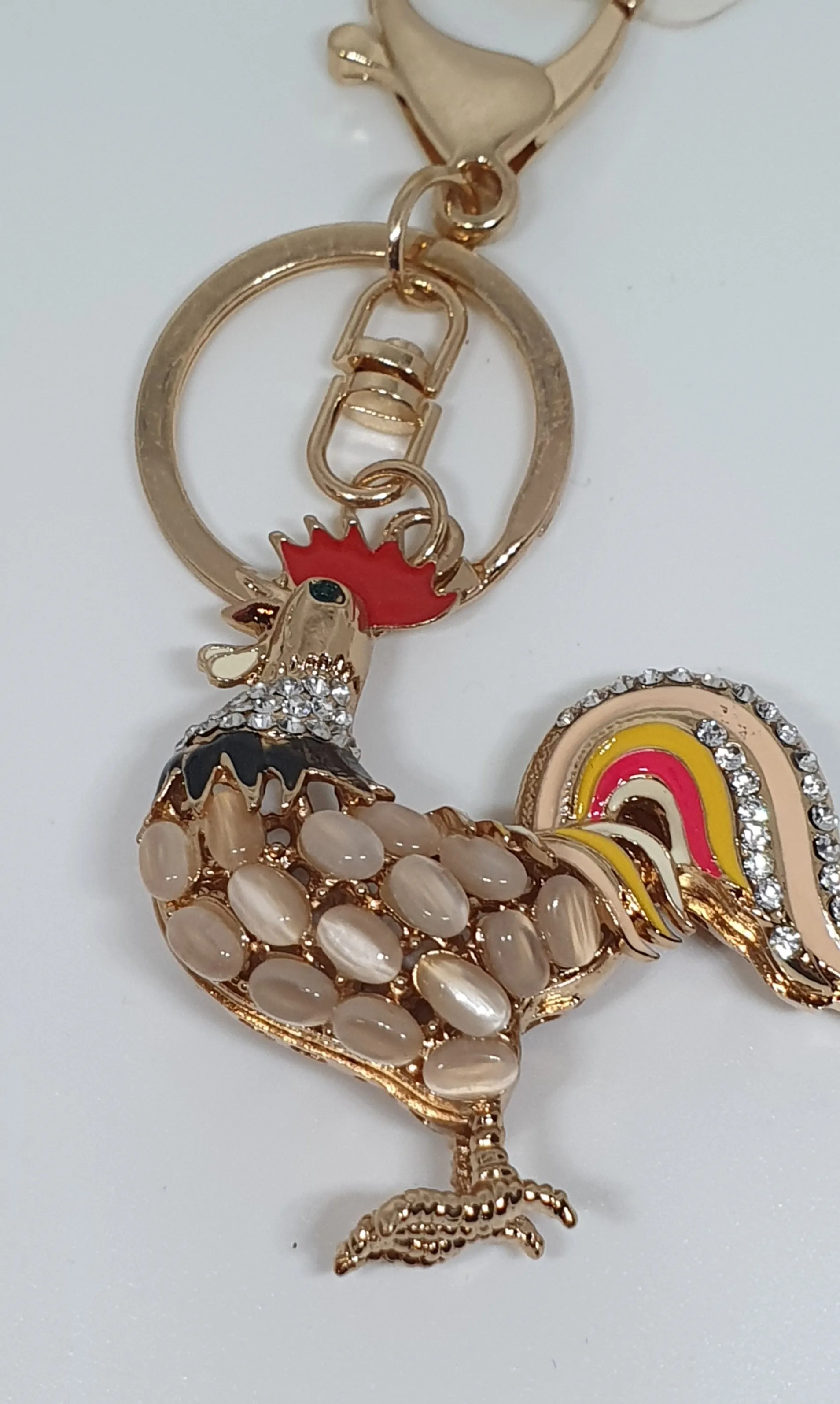 Sparkling Rooster Keyring