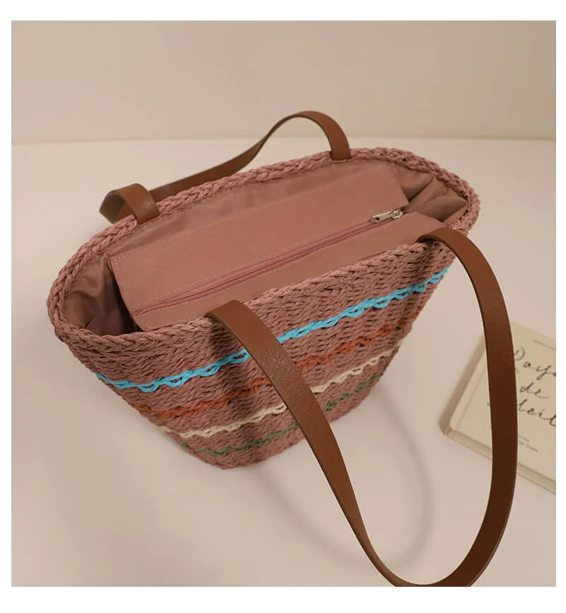 Straw Tote Bag - Showtown