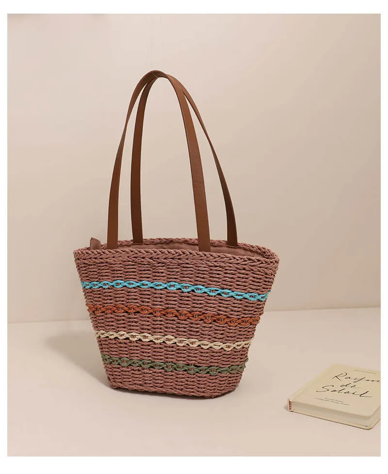 Straw Tote Bag - Showtown