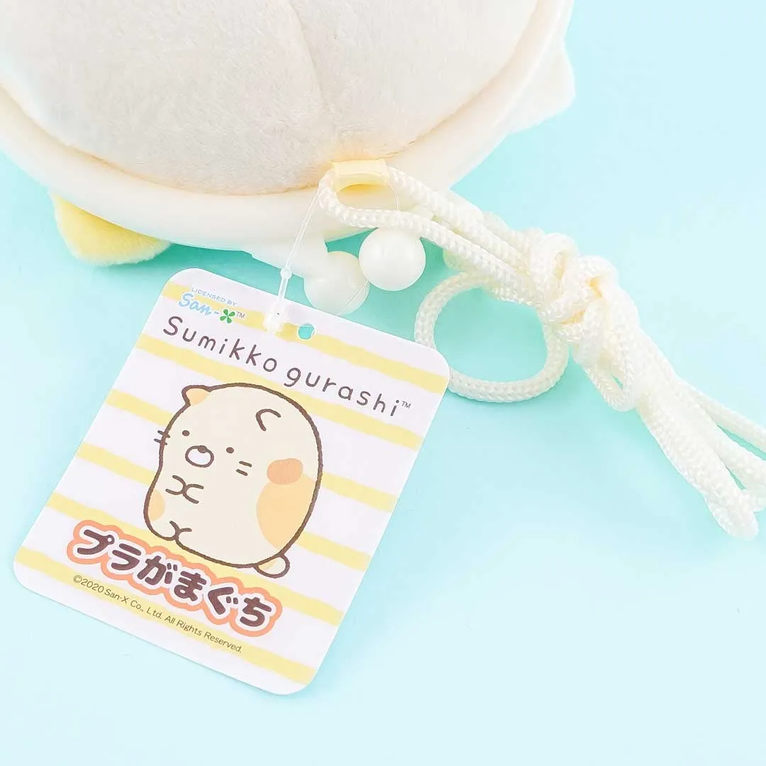 Sumikko Gurashi Fluffy Clasp Purse - Neko