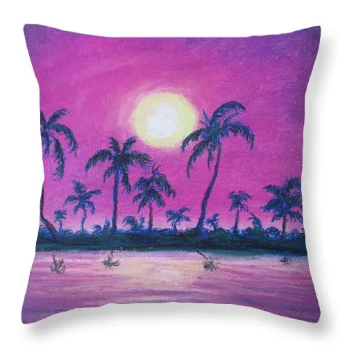 Sun Trance ~ Throw Pillow