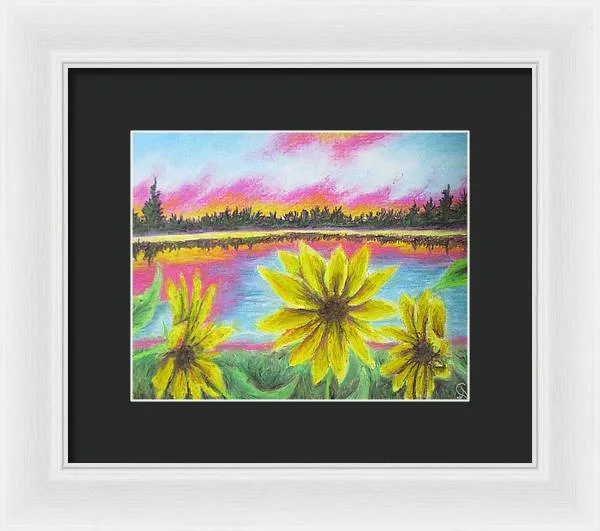 Sunflower Confessions ~ Framed Print