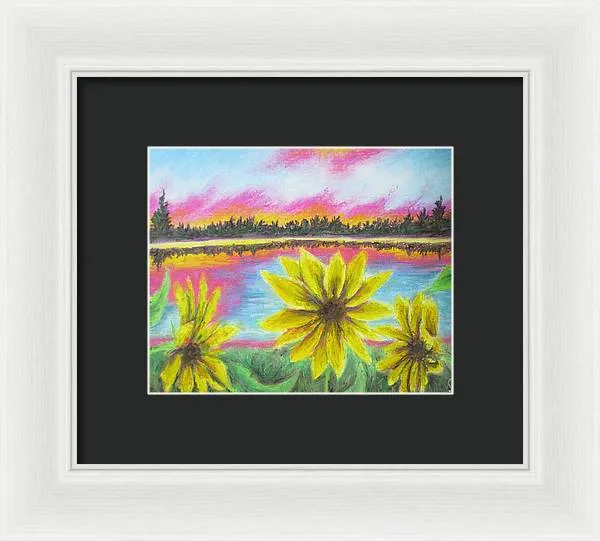 Sunflower Confessions ~ Framed Print
