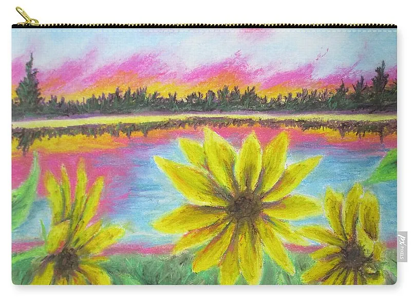 Sunflower Confessions ~ Zip Pouch