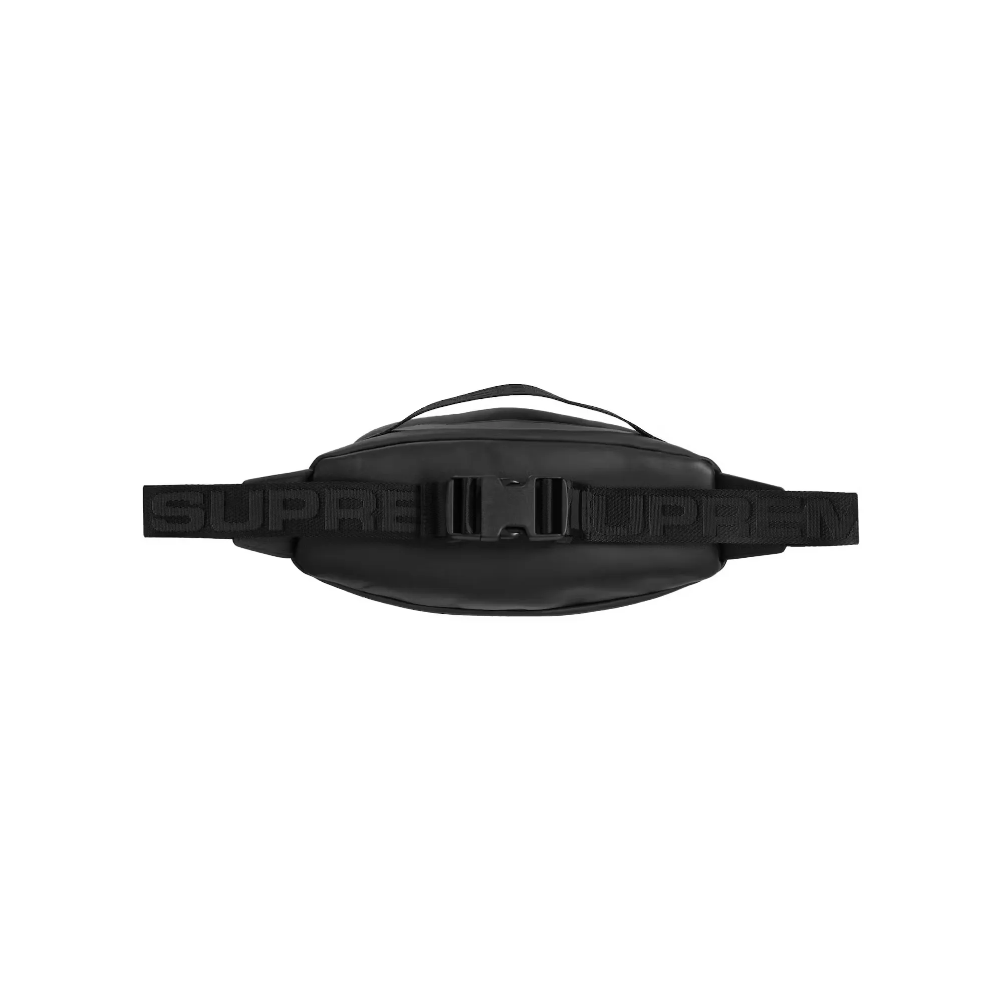 Supreme Leather Waist Bag Black