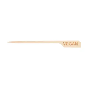 Tablecraft BAMP35VG Vegan Marker Pick, 3-1/2", Pack of 100