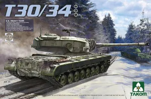 Takom 2065 US Heavy Tank T30/34 2in1 1/35 Model Kit