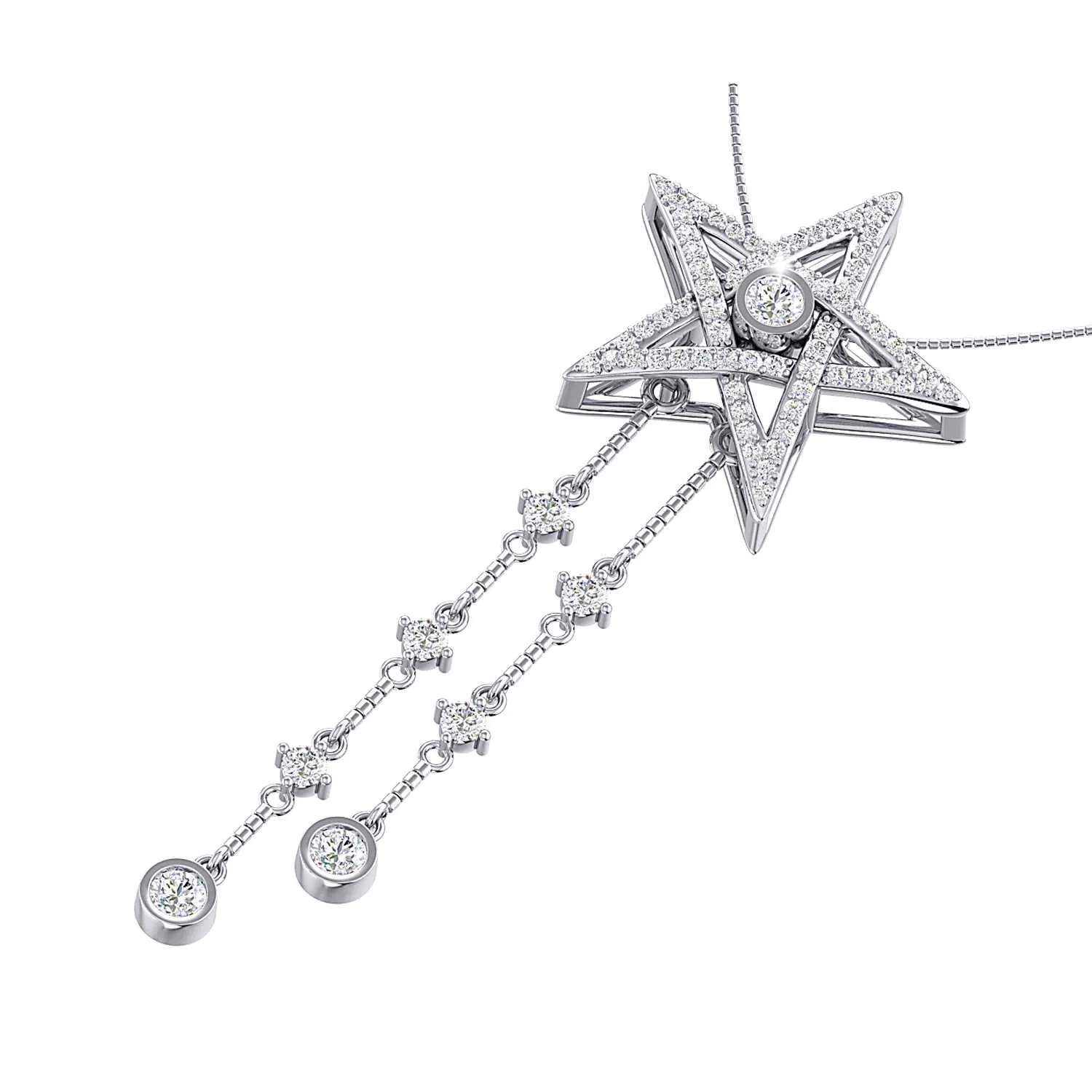 THE SPARKLING STAR NECKLACE