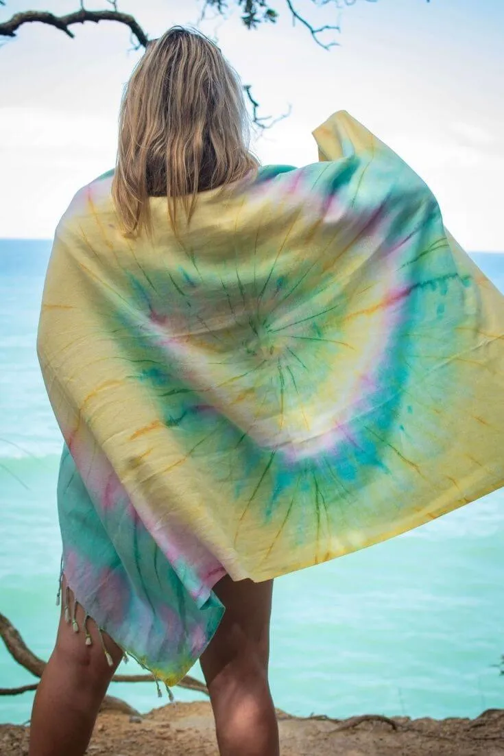 TIE DYE TOWELS