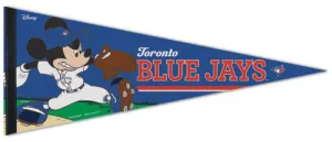Toronto Blue Jays "Mickey Mouse Flamethrower" Official MLB/Disney Premium Felt Pennant - Wincraft Inc.