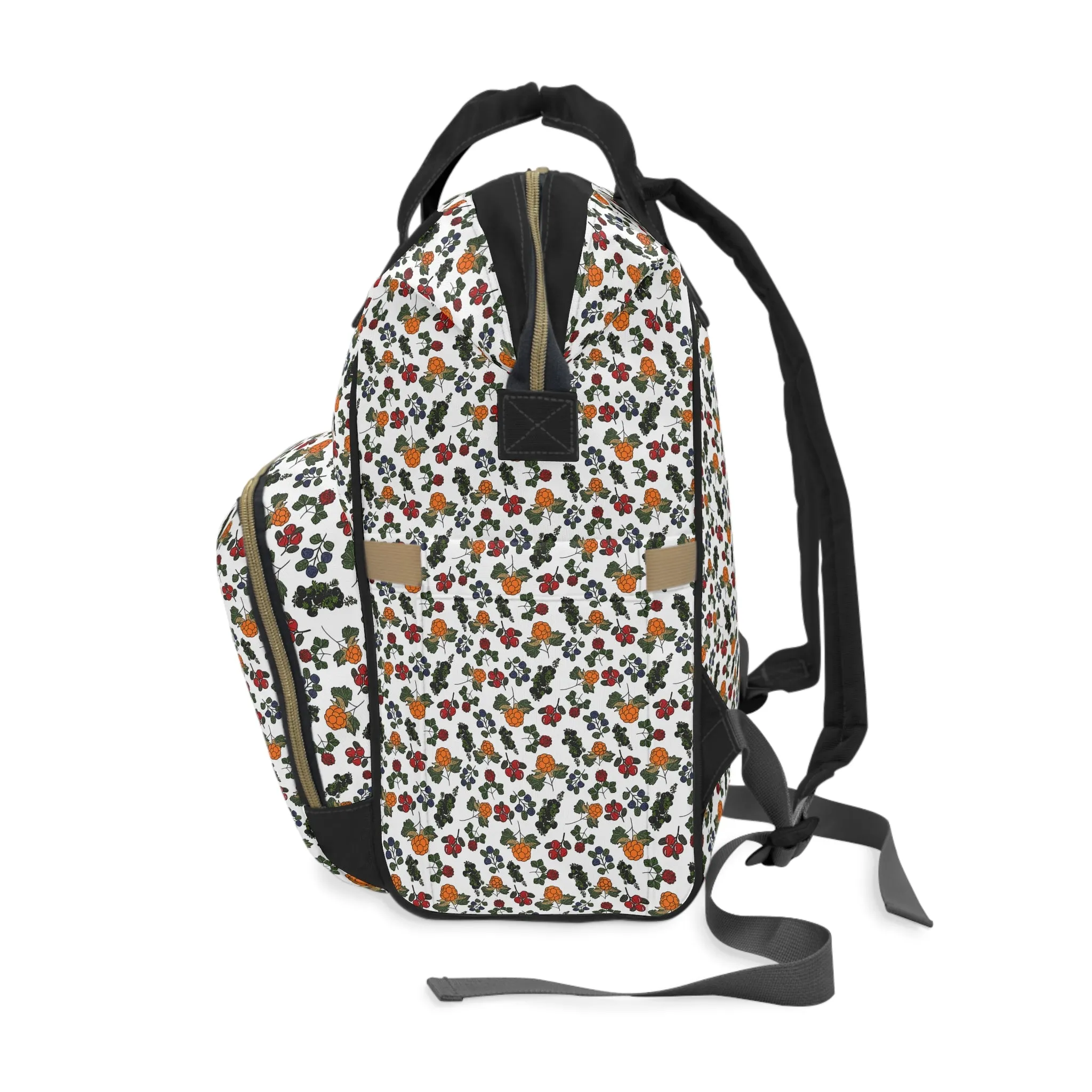Tundra Berries Multifunctional Diaper Backpack - Stylish Baby Bag for On-the-Go Parents
