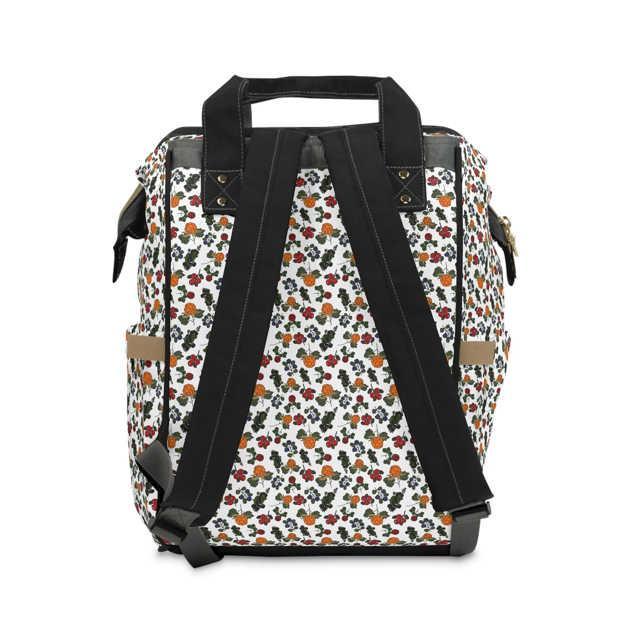 Tundra Berries Multifunctional Diaper Backpack - Stylish Baby Bag for On-the-Go Parents