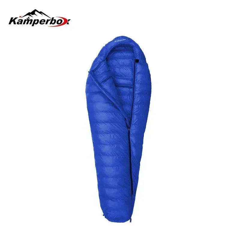 Ultralight Trekking Sleeping Bag Down Blanket Thermal for Cold Us Military Compression Winter Camping Waterproof Goose Warm
