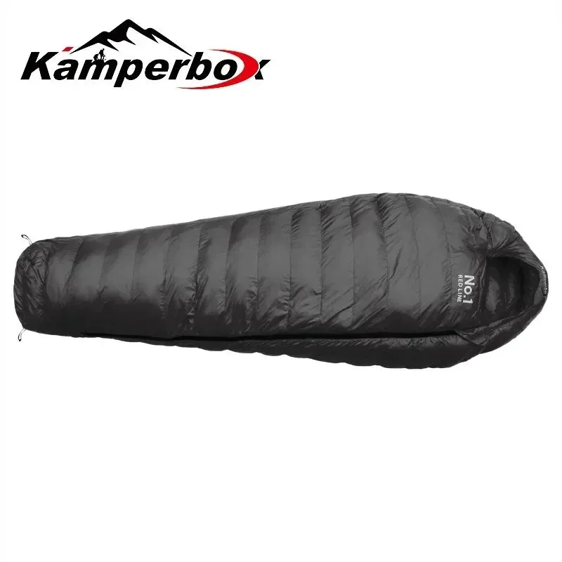 Ultralight Trekking Sleeping Bag Down Blanket Thermal for Cold Us Military Compression Winter Camping Waterproof Goose Warm