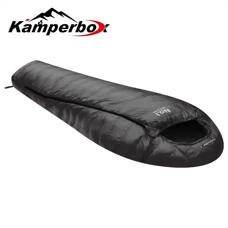 Ultralight Trekking Sleeping Bag Down Blanket Thermal for Cold Us Military Compression Winter Camping Waterproof Goose Warm