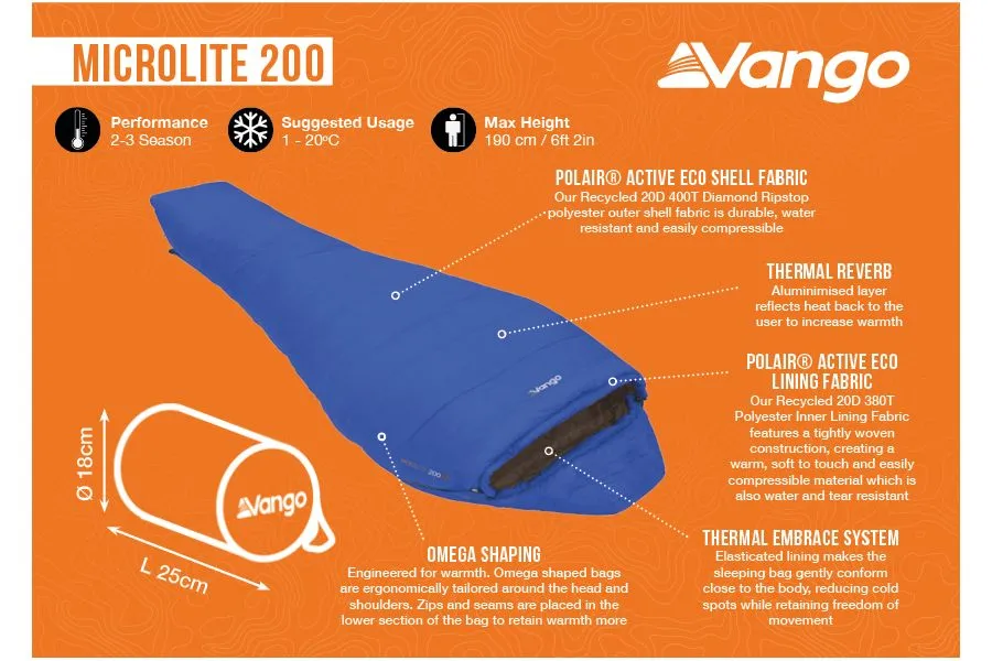 Vango Microlite 200 Sleeping Bag