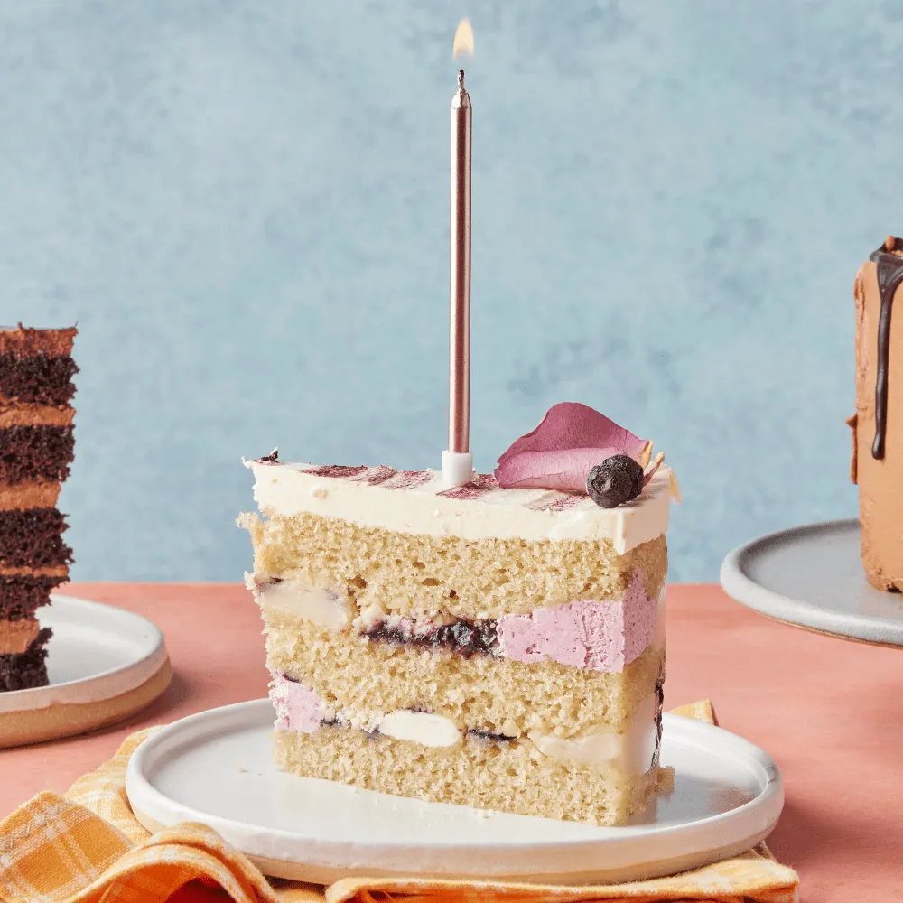Vegan Blueberry Lemon Cheesecake