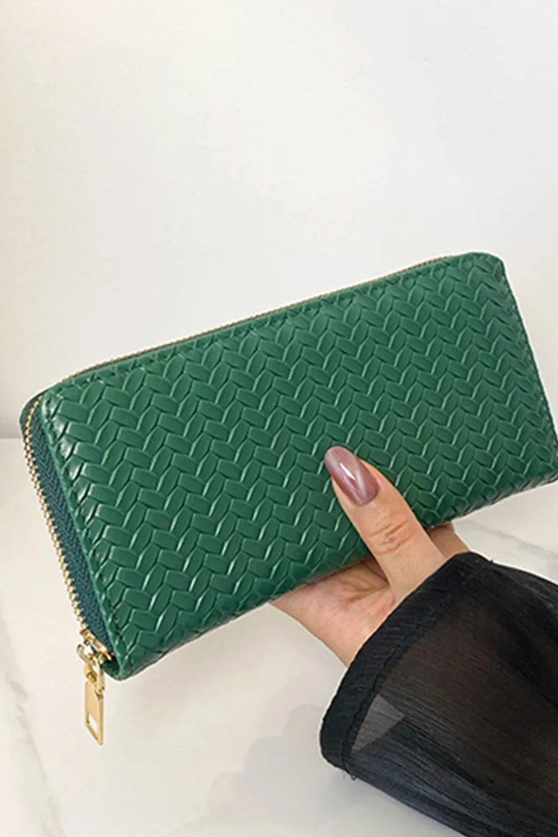 Vegan Leather Long Wallet