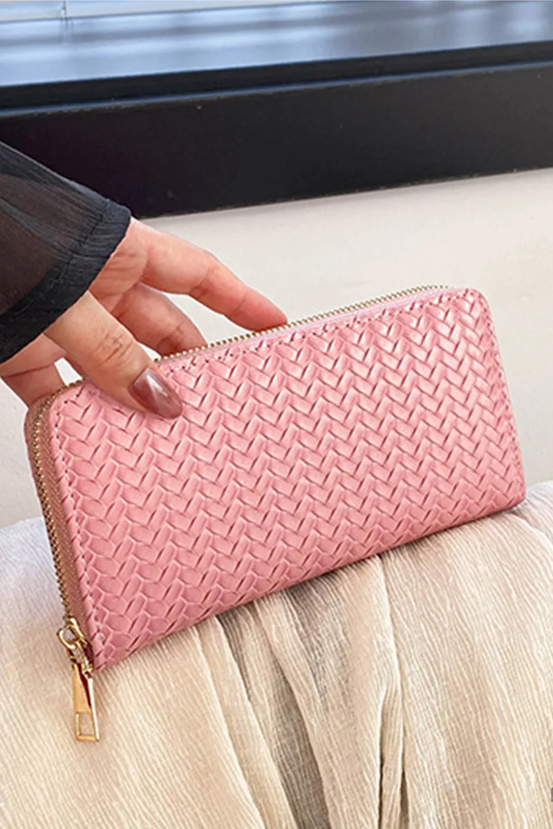 Vegan Leather Long Wallet