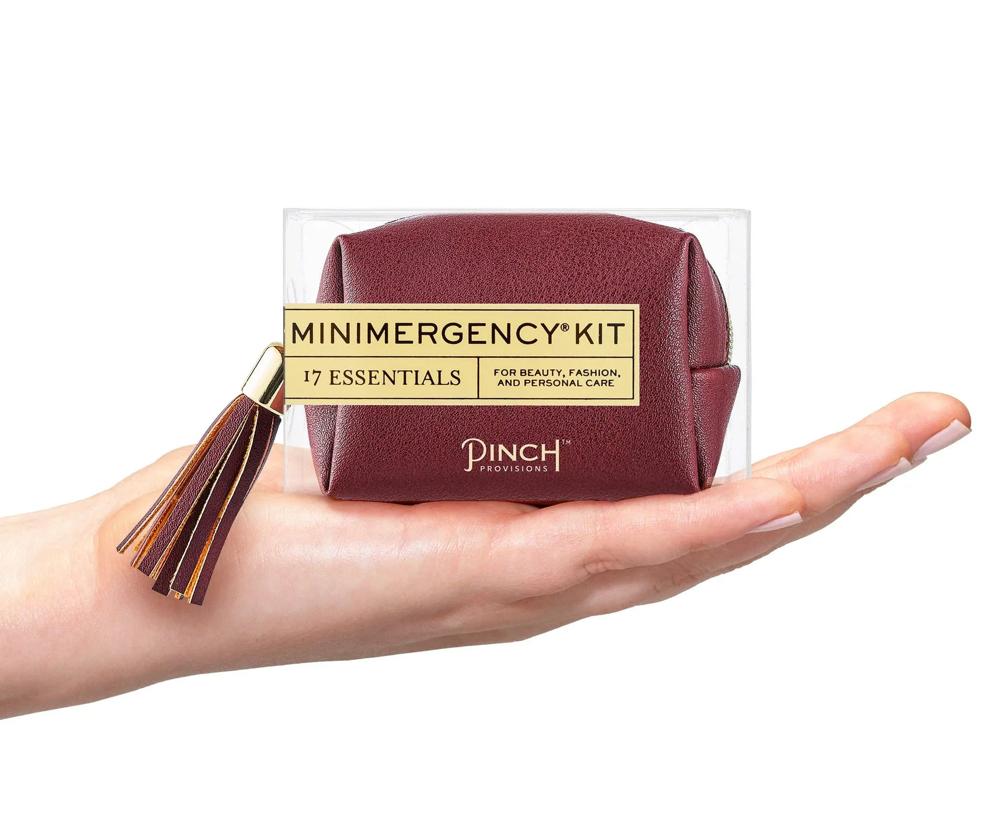 vegan leather minimergency kit