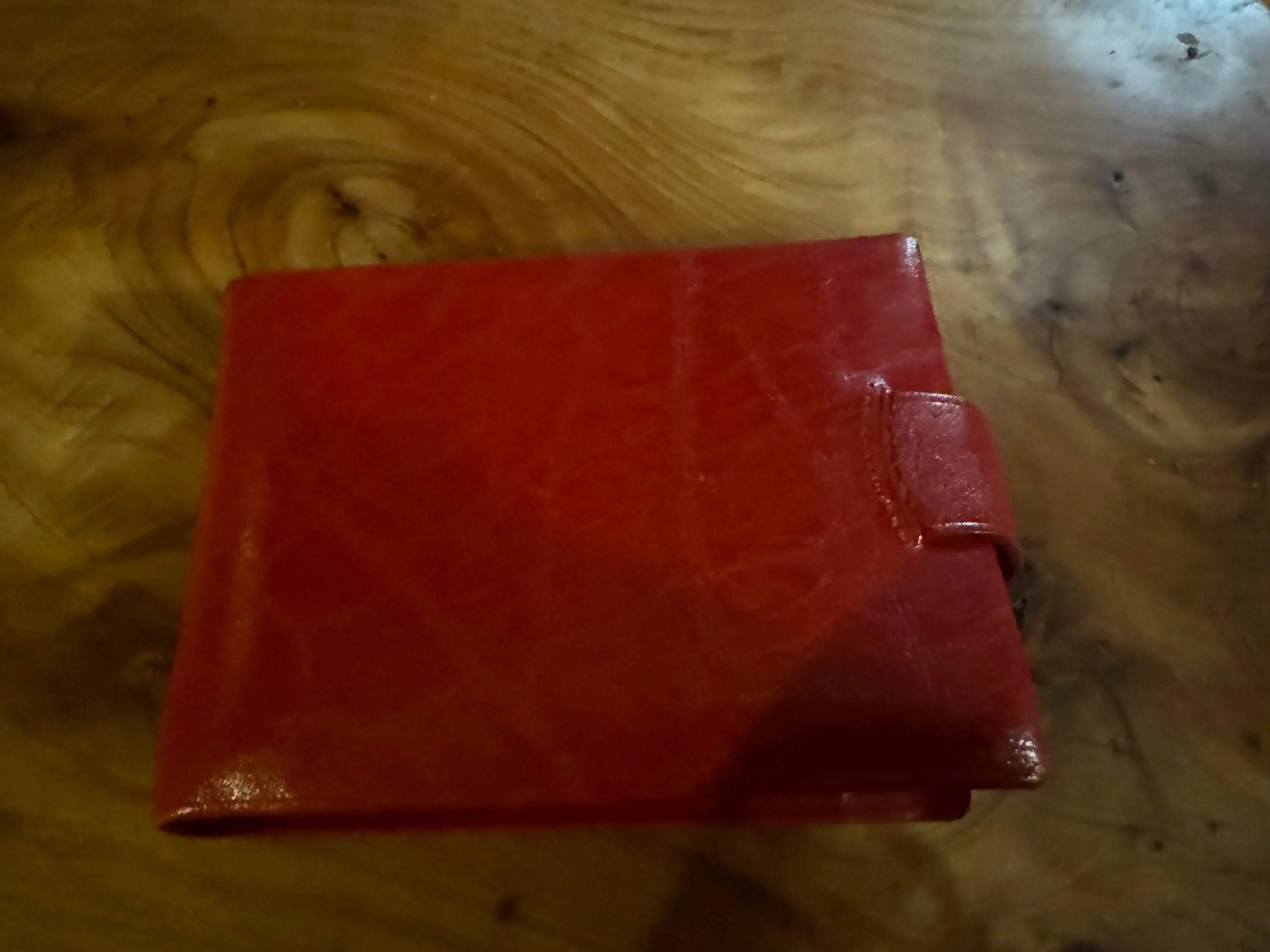 Vintage 70’s red dead stock wallet Princess Gardner