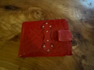 Vintage 70’s red dead stock wallet Princess Gardner