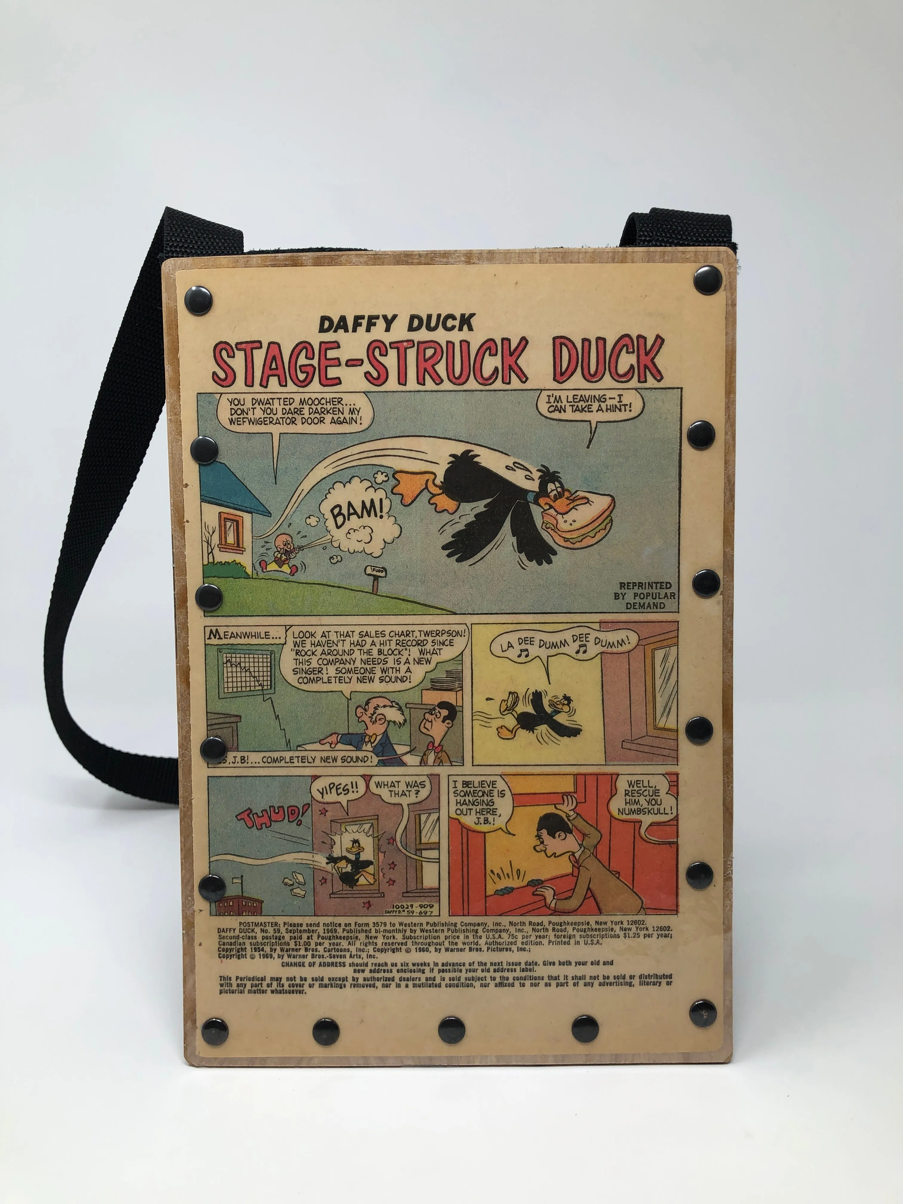 Vintage Gold Key Cartoon Comic Book Purse - Daffy Duck September 1969