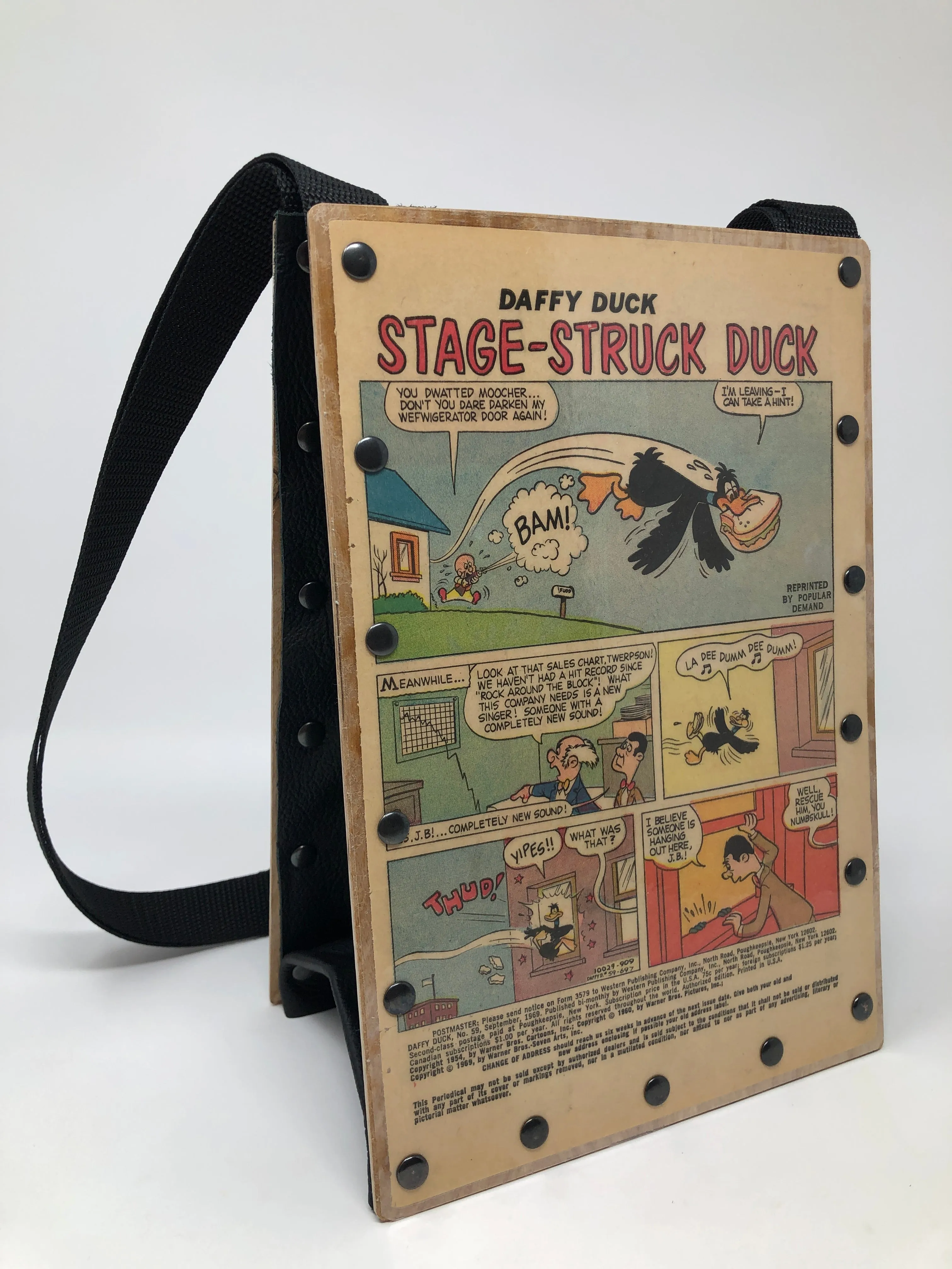 Vintage Gold Key Cartoon Comic Book Purse - Daffy Duck September 1969