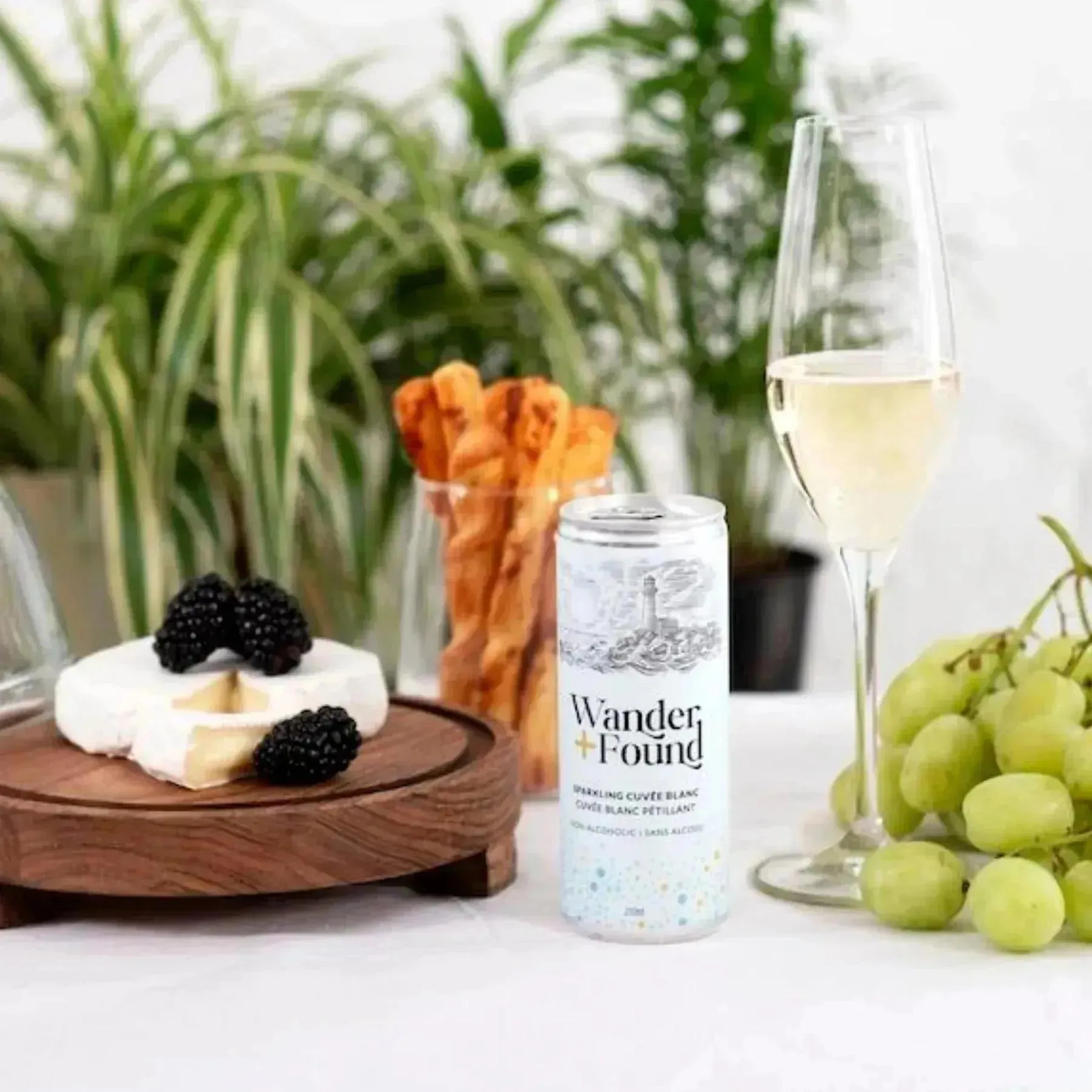 Wander   Found Non-Alcoholic Sparkling Cuvée Blanc Cans