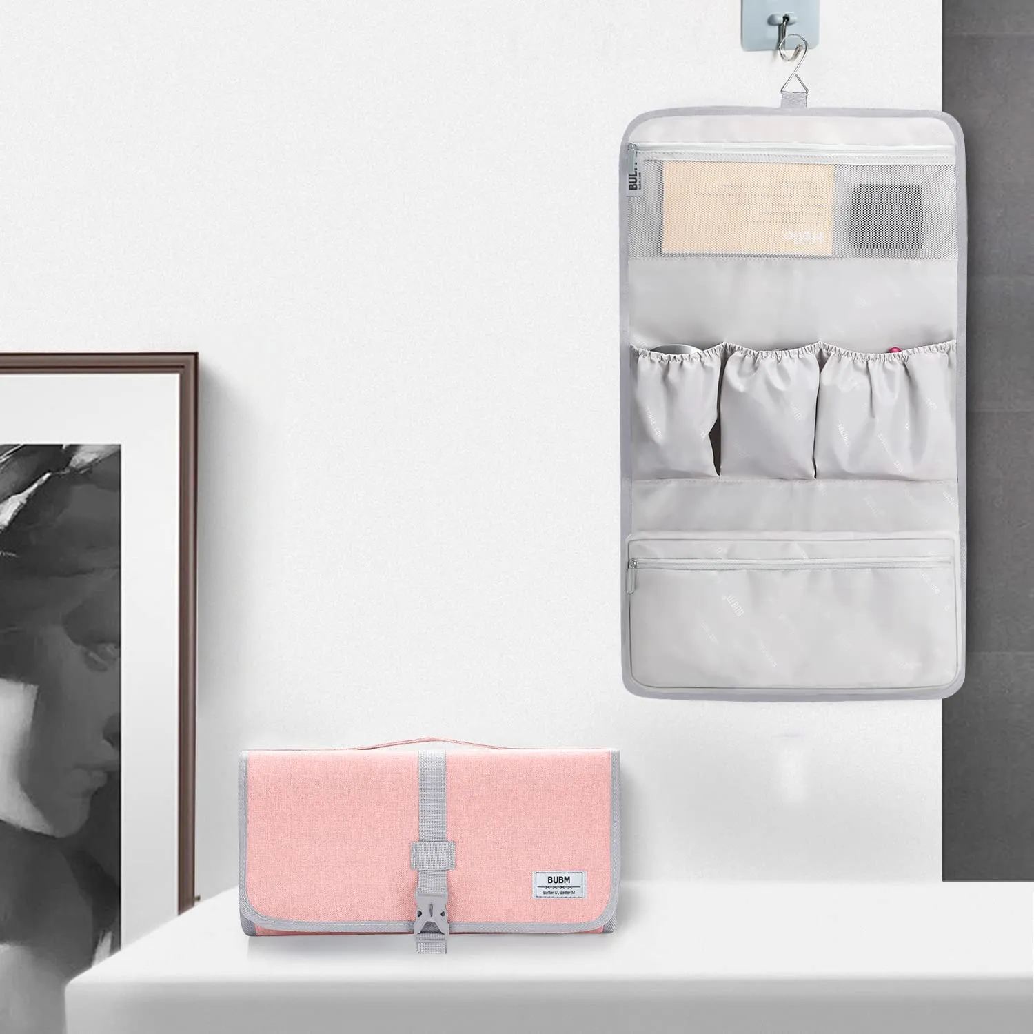 Waterproof Travel Storage Case Organizer for Dyson Airwrap, Pre-Styling Dryer...