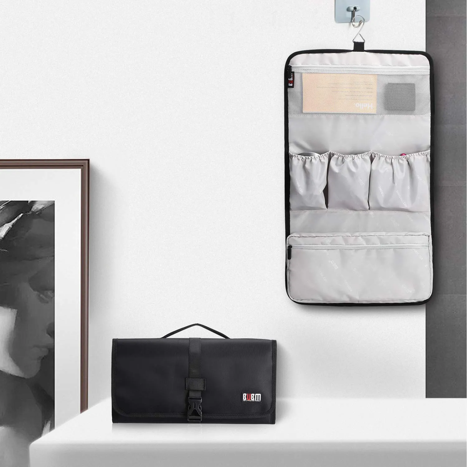 Waterproof Travel Storage Case Organizer for Dyson Airwrap, Pre-Styling Dryer...