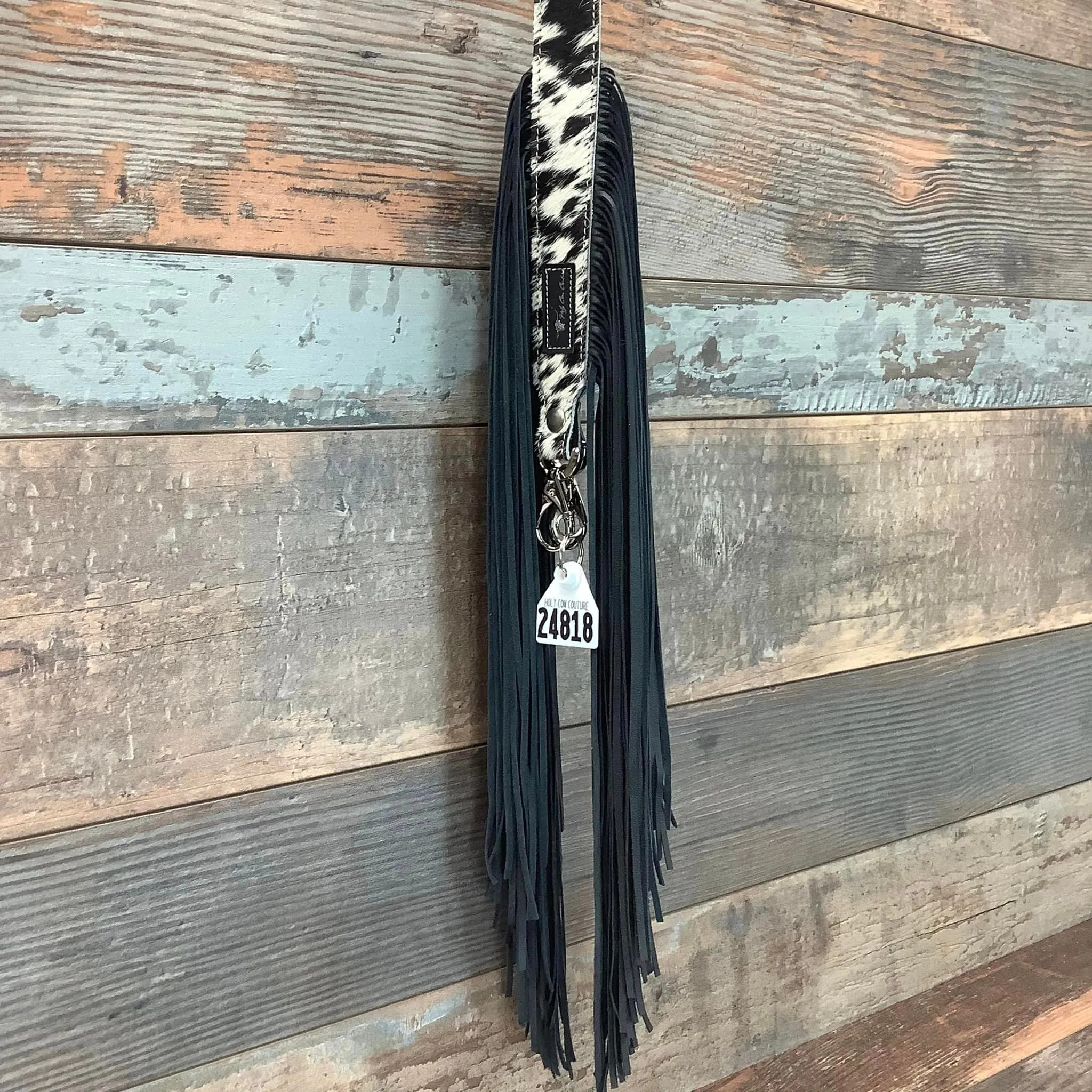 Western Mini Leather Fringe Strap 48" #24818