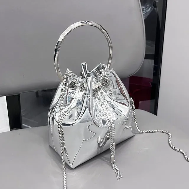 Women's Evening Clutch Bucket Bag