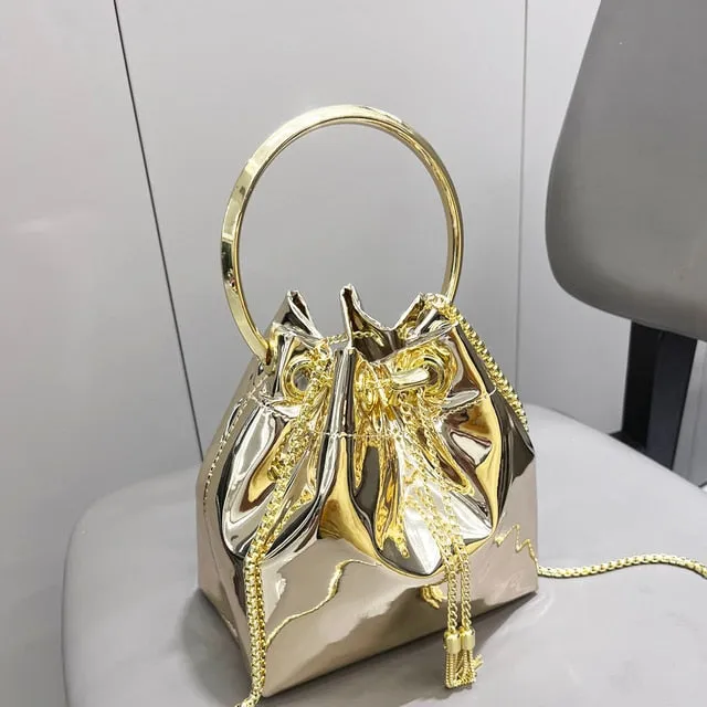 Women's Evening Clutch Bucket Bag